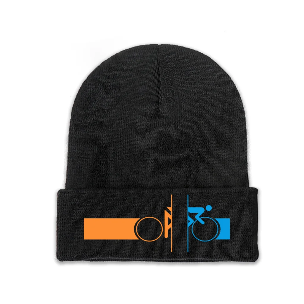

Knit Hat Portal Game Chell Atlas P-Body Winter Warm Beanie Caps Bike Stripes Men Women Fashion Casual Bonnet