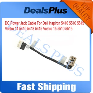 New DC Power Jack Connector with Cable For Dell Inspiron 5410 5510 5515 Vostro 14 5410 5418 5415 Vostro 15 5510 5515 0VP7D8