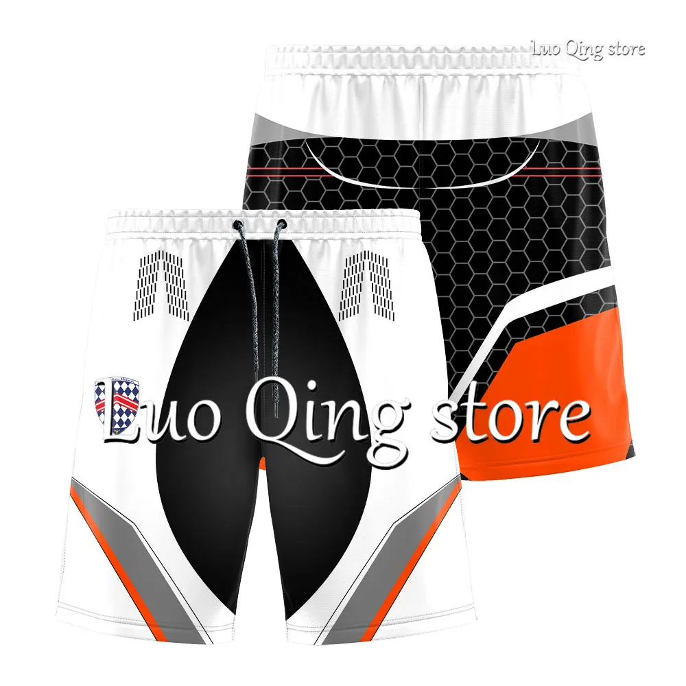

Fashion New Street Wear Men's Summer Shorts Outdoor Sports Cycling Jogging Breathable Adjustable Pants Daily Casual Bottom White