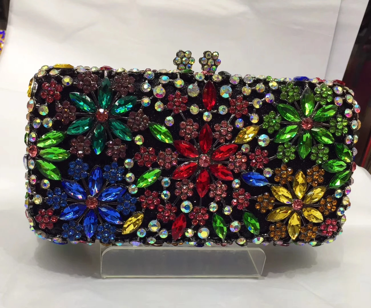 

Лидер продаж, дамская сумочка, Свадебный Кошелек для невесты, Женский кошелек с особым дизайном, элегантные клатчи с цветами и кристаллами