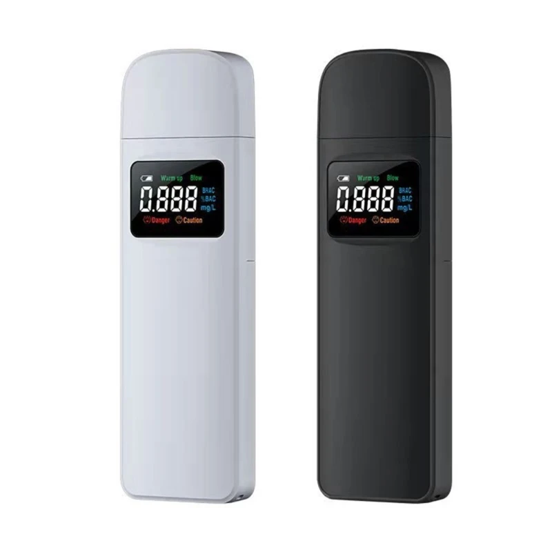 

Portable Respirator Detector Tester LCD Screen Digital Display Breath Analyzer Drunk Personal Professional Use