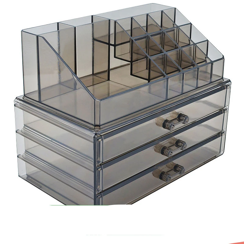 

Multi-layer Acrylic Shelf Home Office Storage Desktop Cosmetic Box Multifunctional Drawer Lipstick Box Transparent Storage Rack