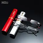 Очки для чтения унисекс для мужчин и женщин, светильник кие портативные, при пресбиопии и усталости, с чехлом, с диоптриями + 10  + 40