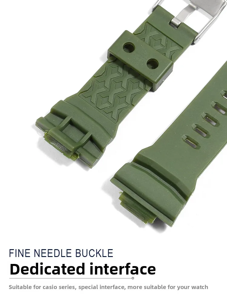 Фото Подходит для силиконового ремешка для часов Casio GA-150/200/201/300/310/GAW-100B серии для мужчин и женщин №4