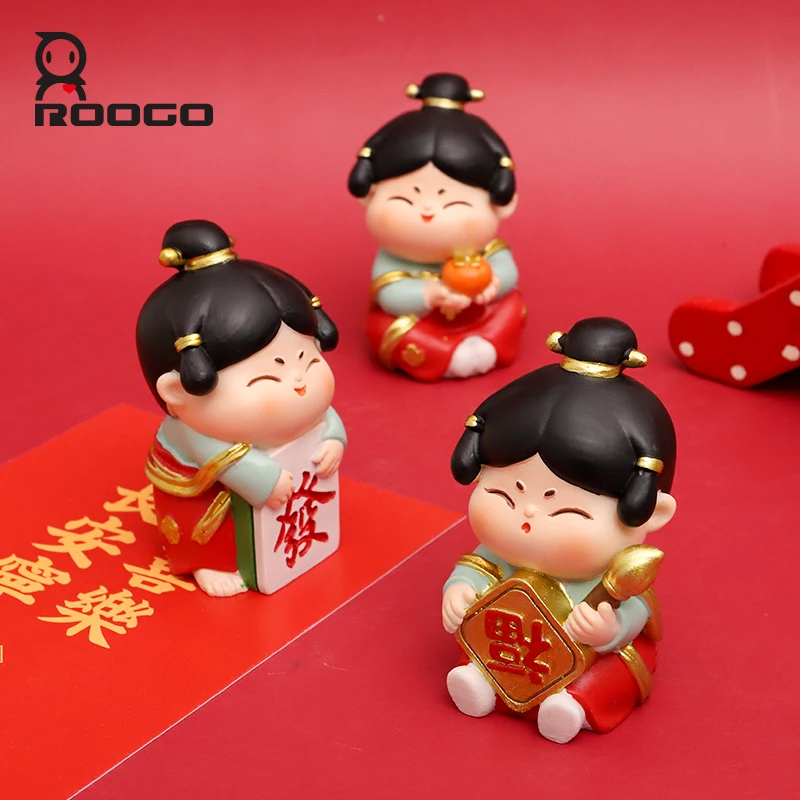 Roogo статуэтки из смолы 4 стилей