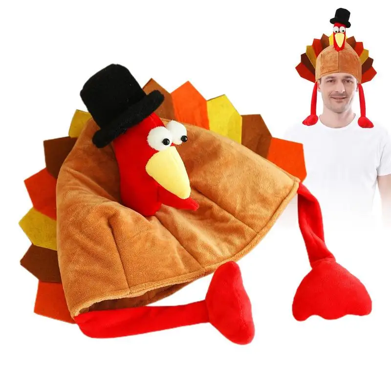 

Turkey Hats For Adults Cute Turkey Hats For Role Play Thanksgiving Costume Accessory For Christmas Birthday Party Cosplay Role