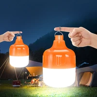 led charging lamp emergency bulb for camping outdoor dimmable rechargeable portable lanterns night market light outdoor