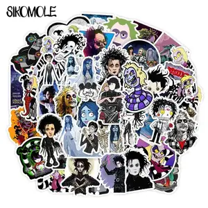 50 шт. стикер с Тимом бёртоном классический фильм Эдвард ножницы Граффити стикер для скейтборда ноутбука велосипеда водонепроницаемые переводки F5