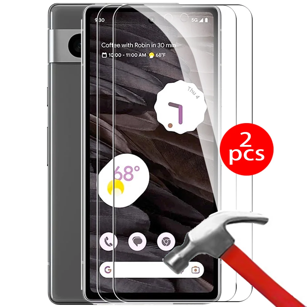 2 шт. Защитное стекло для смартфонов Google Pixel 7A диагональ экрана 6 1 дюйма