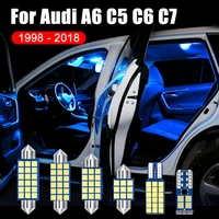 for audi a6 c5 c6 c7 s6 rs6 sedan avant 12v led car dome reading lights vanity mirror bulbs glove box trunk lamps accessories
