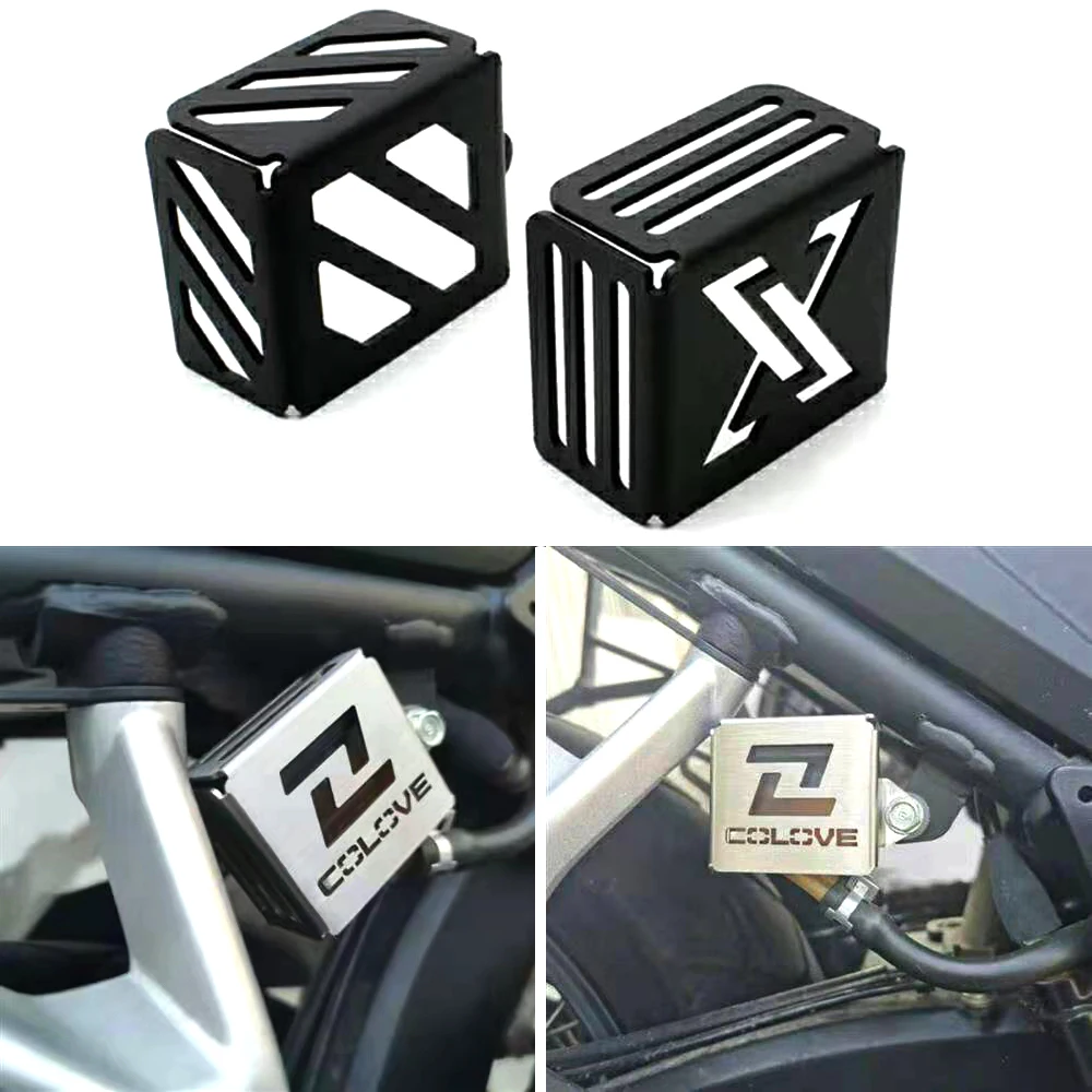 

Резервуар для тормозной жидкости мотоциклетного заднего тормозного насоса, бак для масла, резервуар, Защитная крышка для Colove KY400X KY500X 400X 500X