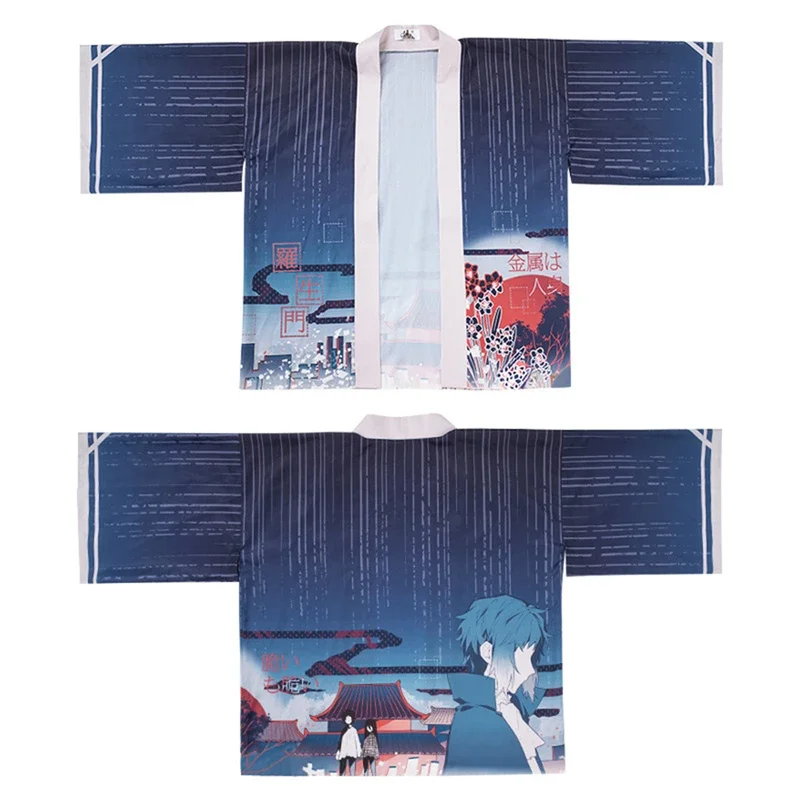 BSD накахара чуя косплей юката кимоно плащ одежда для сна мужчин и женщин хаори