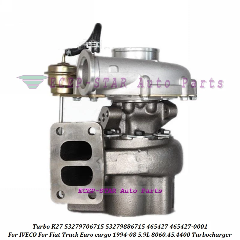 

Turbo K27 53279706715 53279886715 465427 465427-0001 For IVECO For Fiat Truck Euro cargo 1994-08 5.9L 8060.45.4400 Turbocharger