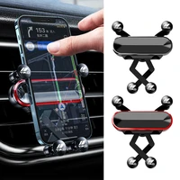 1pcs car mobile phone holder air outlet car navigation for toyota trd logo corolla chr avensis yaris camry racing accessories