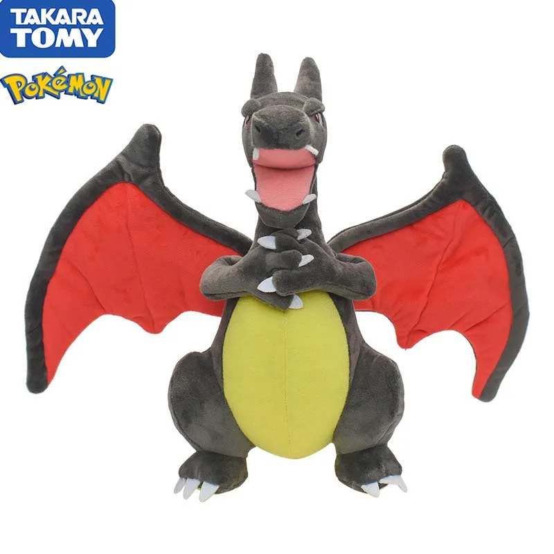 

TAKARA TOMY Pokemon 24cm Shiny Charizard Plush Toy Charizard XY Fire Dragon Anime Movies Stuffed Doll Children Christmas Gift