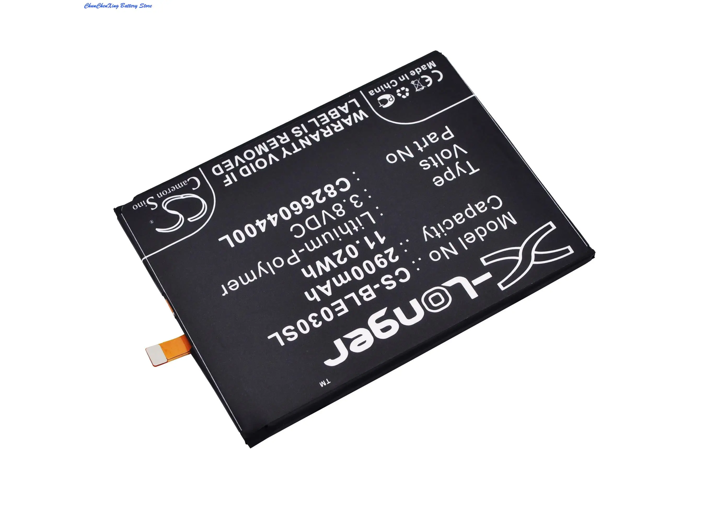 Аккумулятор Cameron Sino 2900 мАч C 826604400 L для BLU E010Q E030US Energy X Plus BP-401B BOWAY U11