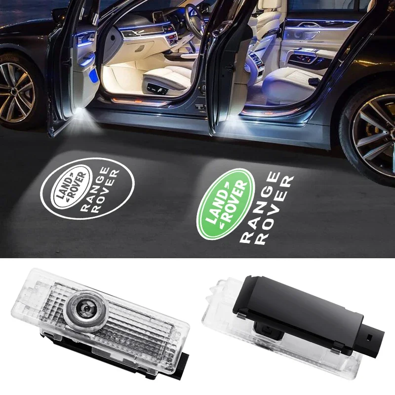 2 шт. светодиодный автомобильный дверной приветственный логотип Ghost Shadow Light