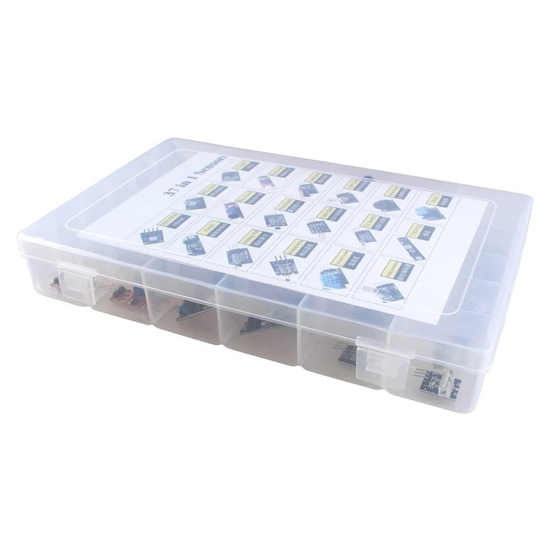 

37 Sensors Assortment Kit 37 Sensors Kit Sensor Starter Kit For Arduino Raspberry Pi Sensor Kit