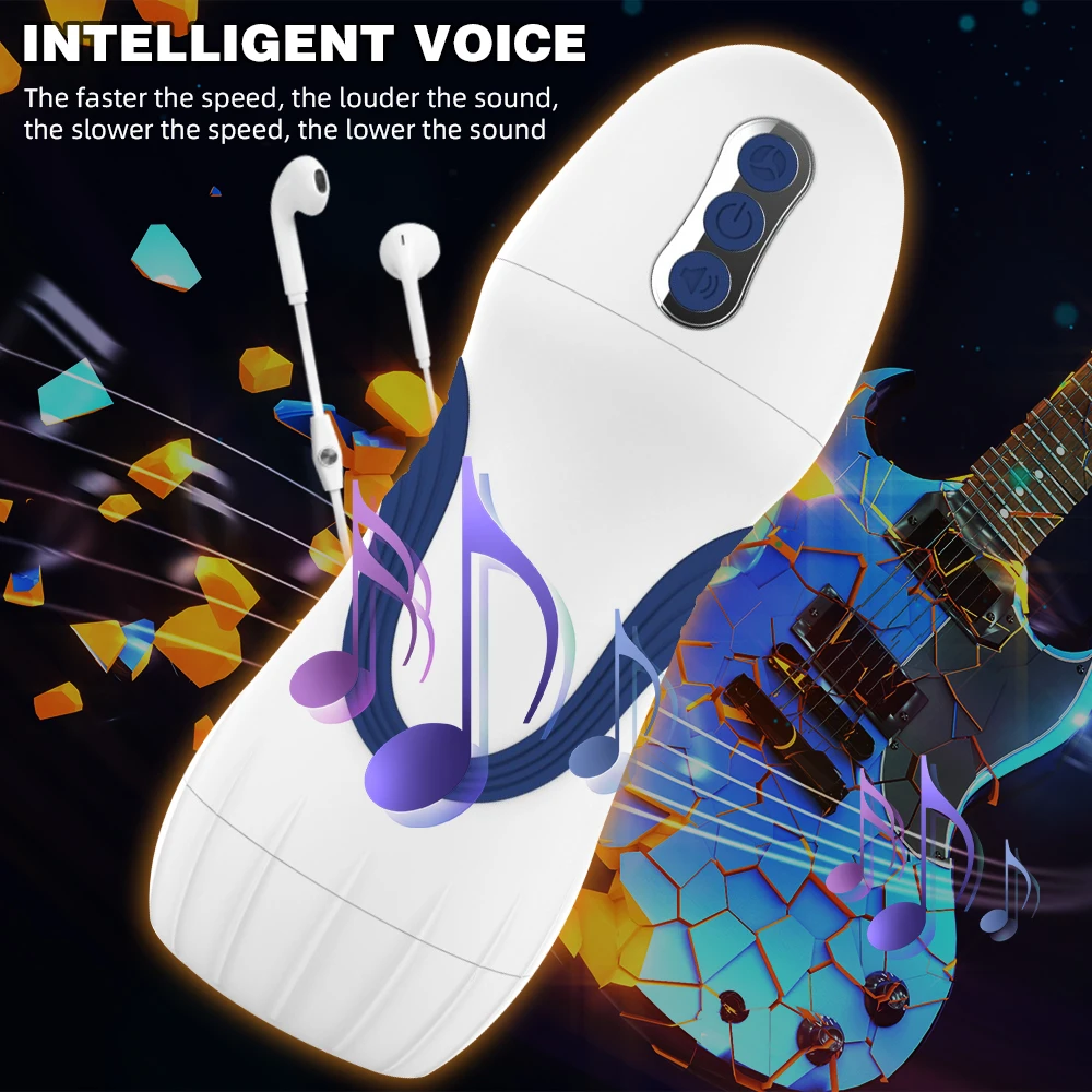 Realistic Vagina Masturbation Cup Sexy Female Voice Adult Products Male Masturbator Pocket Pussy Blowjob Erotic Sex Toys for Man |