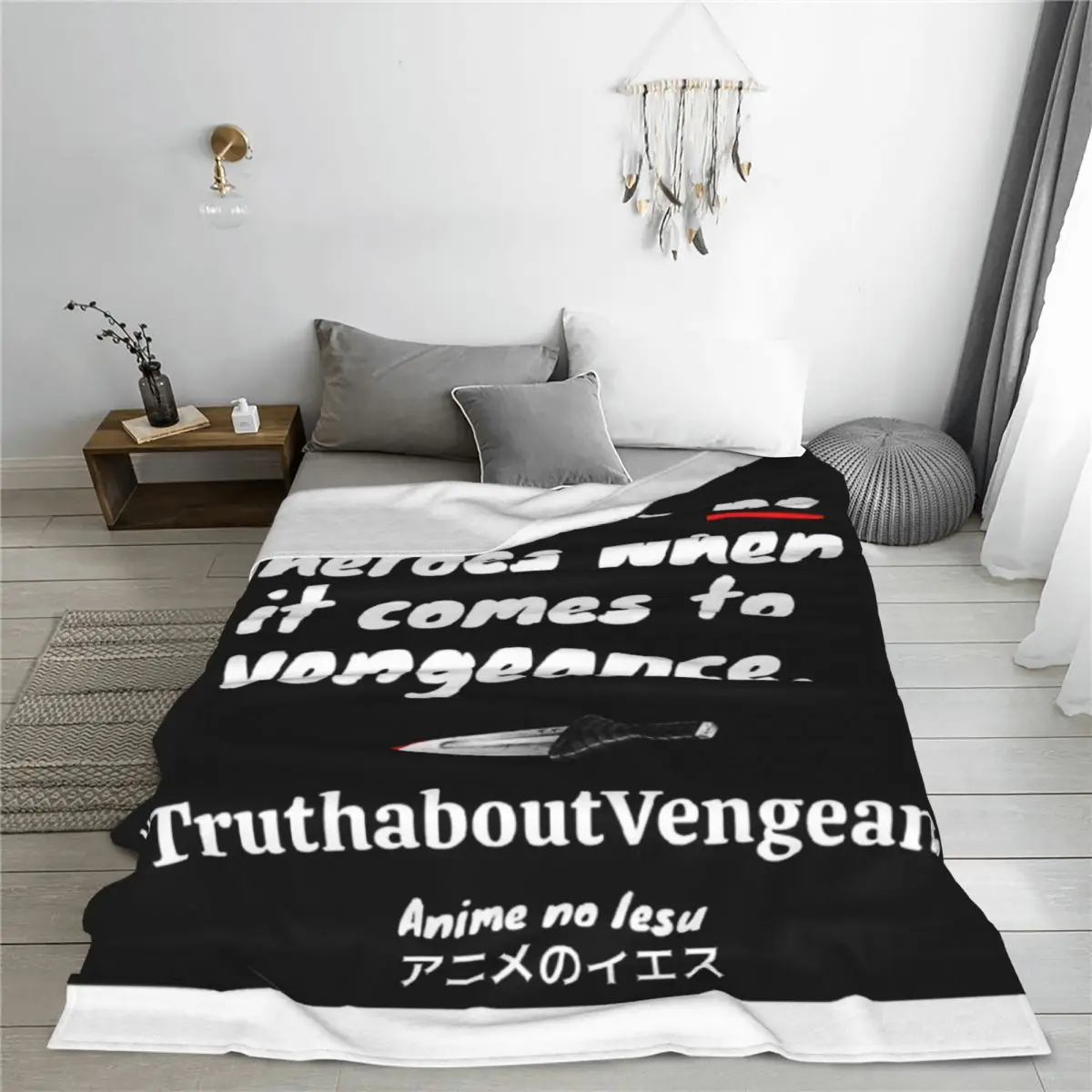 Истина о мести-аниме одеяло без Iesu покрывало на кровать комплект для двуспальной