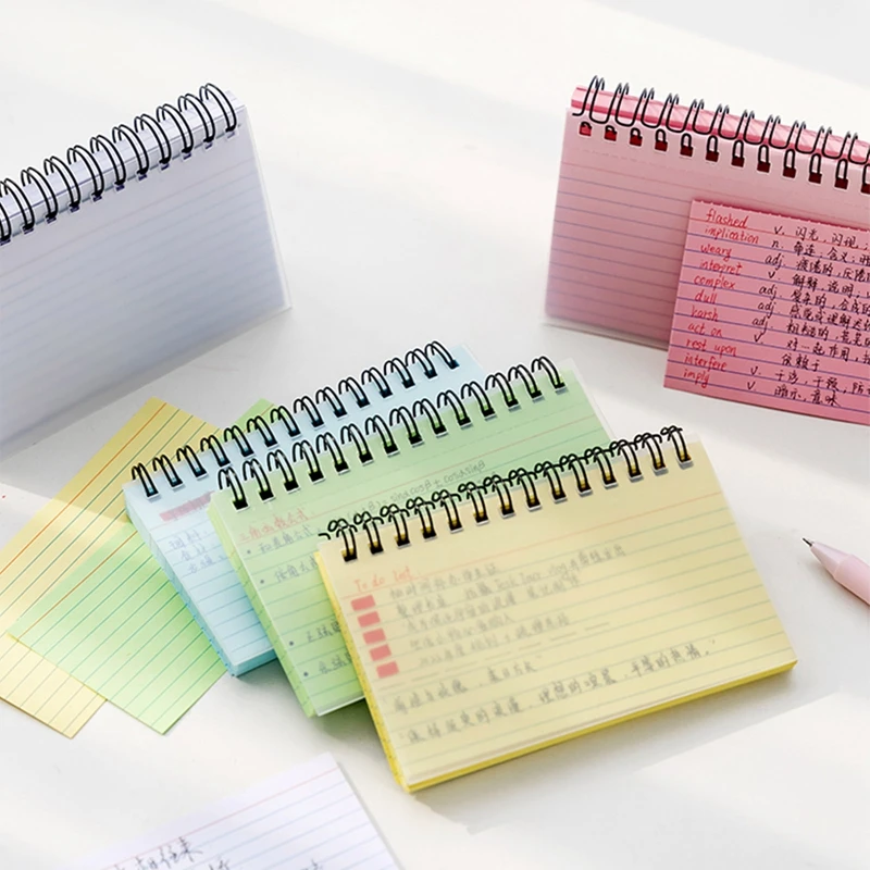 

50 Schedule Daily Portable Dairy Office Simple Sheets Spiral Notebook Journal Note Tear-off Book Stationery Book Planner Notepad