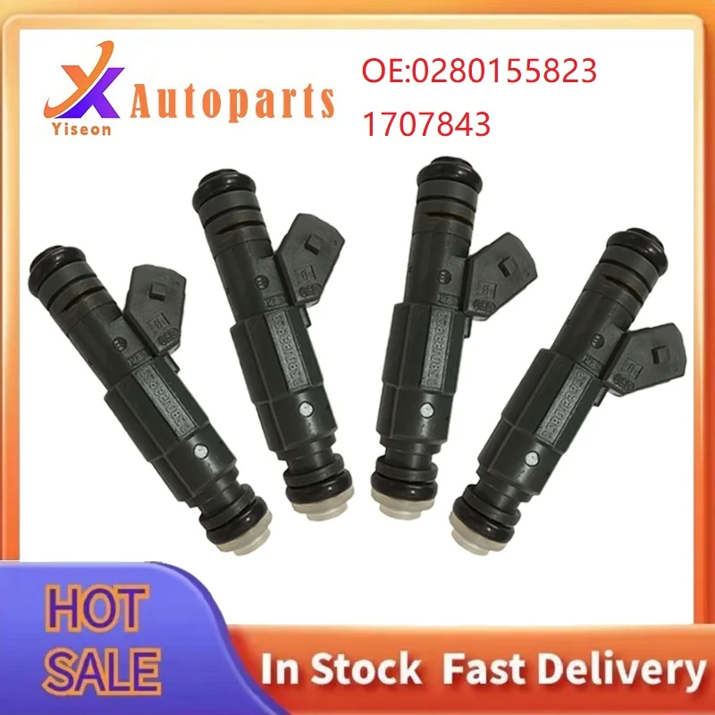 

0280155823 Fuel Injector For 1999-2003 BMW M62 V8 1707843 Accessories For Vehicles