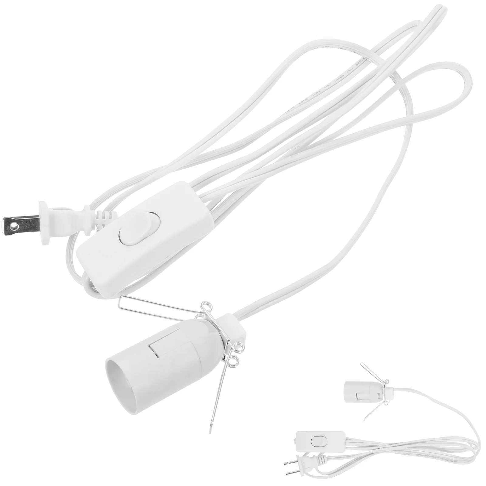 

2pcs Salt Lamp Cord Replacement E12 Base Power Cord Cable With Us Plug