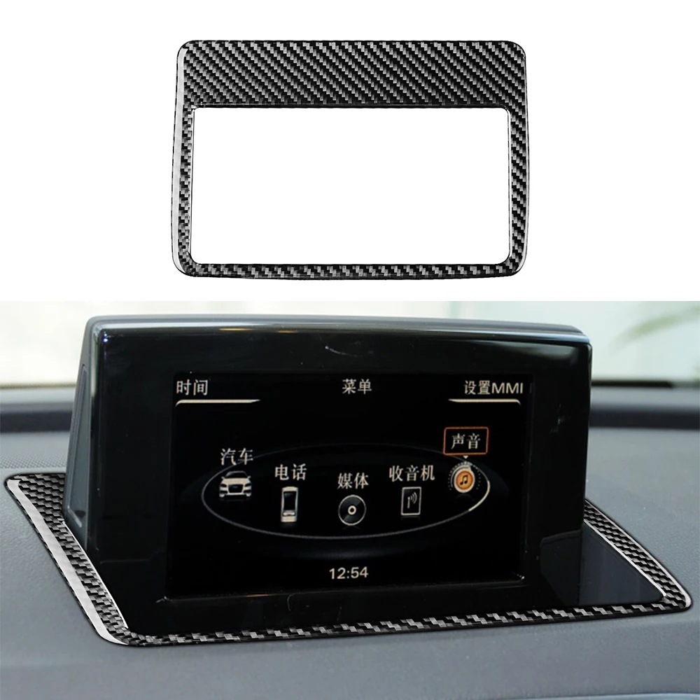 

Для Audi Q3 2013-2018 центральное управление навигацией GPS украшение крышка отделка наклейка переводная картинка аксессуары для интерьера автомоб...