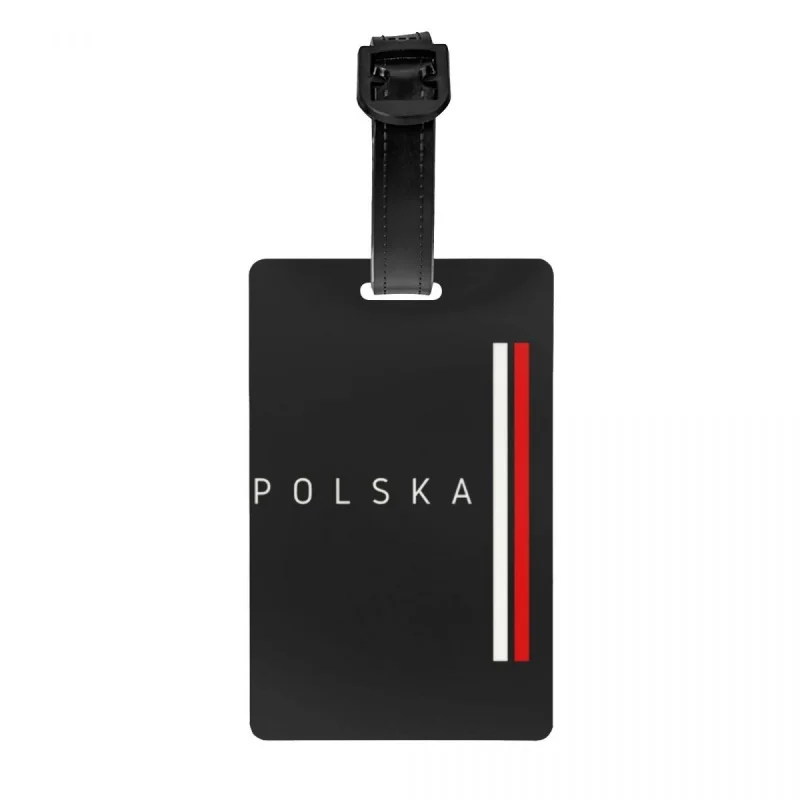 

Пользовательский флаг Польши бирка для багажа защита конфиденциальности польская бирка для багажа этикетки для дорожных сумок чемодан