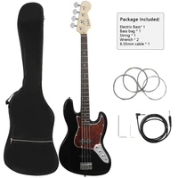 irin 4 strings electric bass guitar 20 frets jazz bass guitar stringed instrument with connection cable wrenches strings bag