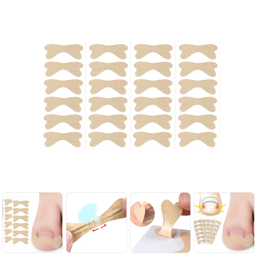 

4 Sheets Ingrown Toenail Corrector Treatment Adhesive Ingrown Toenail Patches
