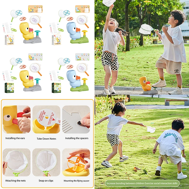

Cartoon Ejection UFO Toy Parent-child Interaction Fun Christmas Gift Educational Toys for Indoor Outdoor Entertainment Equipment