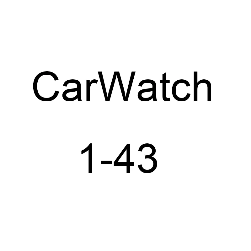 

CarWatch 1-43