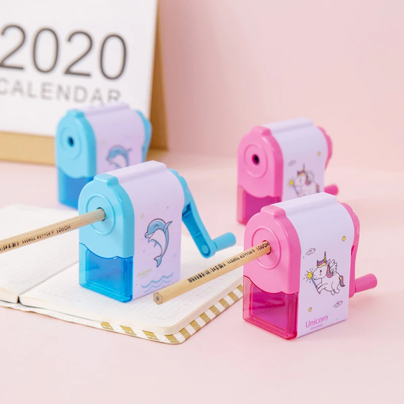 1 Pcs Cute Unicorn Dolphin Mechanical Sharpener for Pencil School Office Supplies Creative Stationery Back To School images - 6
