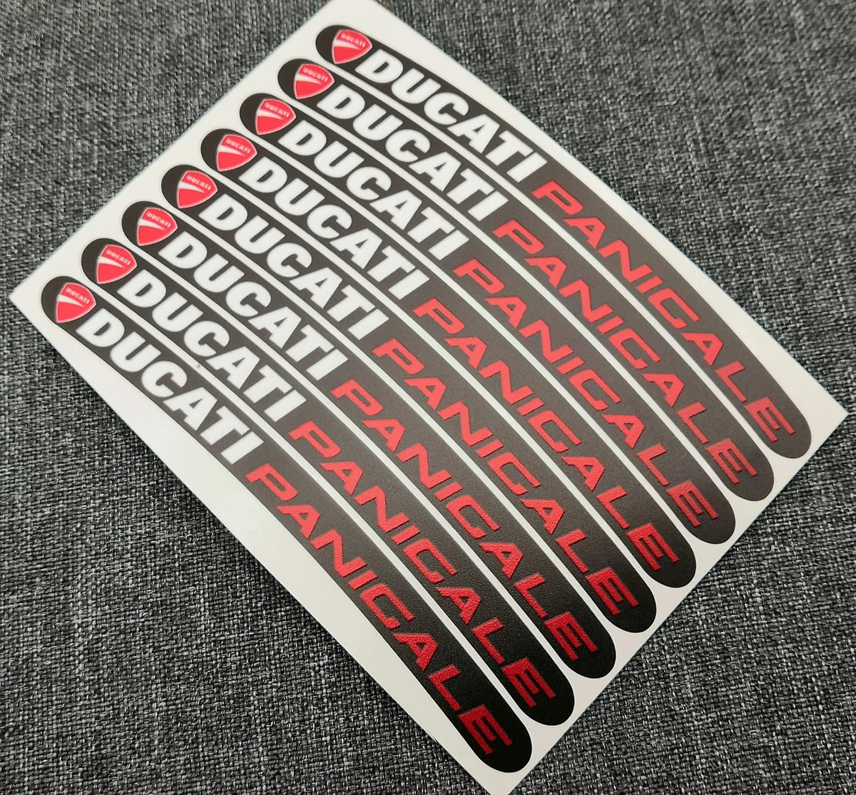 8 X Ducati Panigale мотоциклетные колеса наклейки комплект полос ламинированные для 696 748