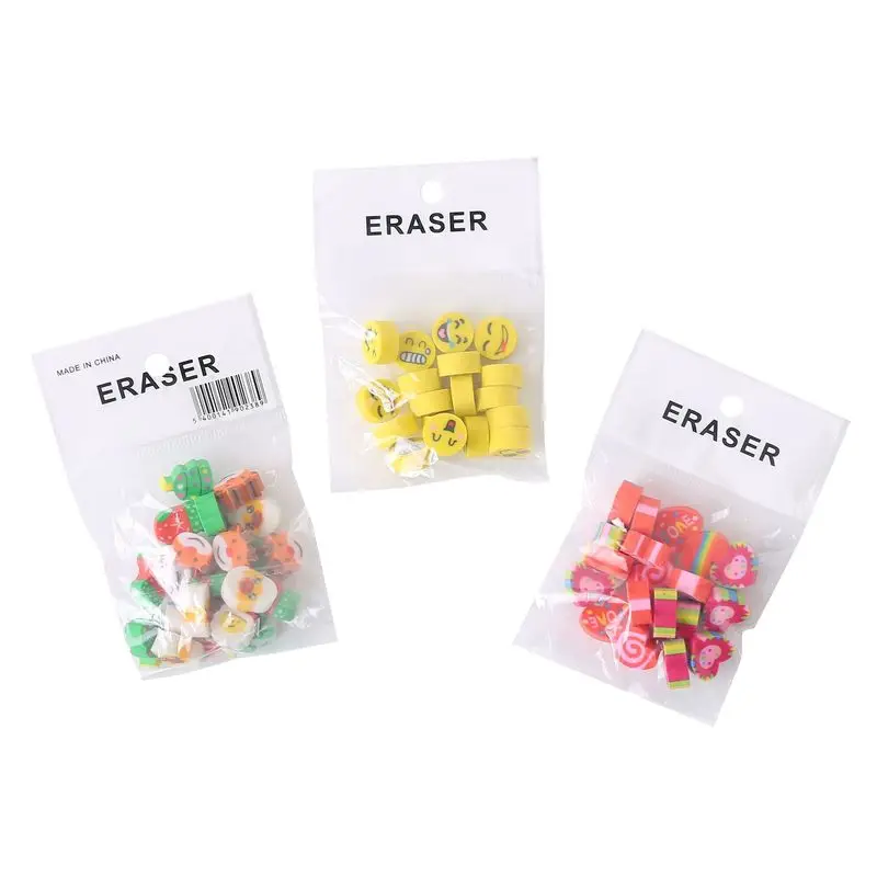 Карандаш-ластик цифровой для торта в виде фруктов и животных 20 шт. милые