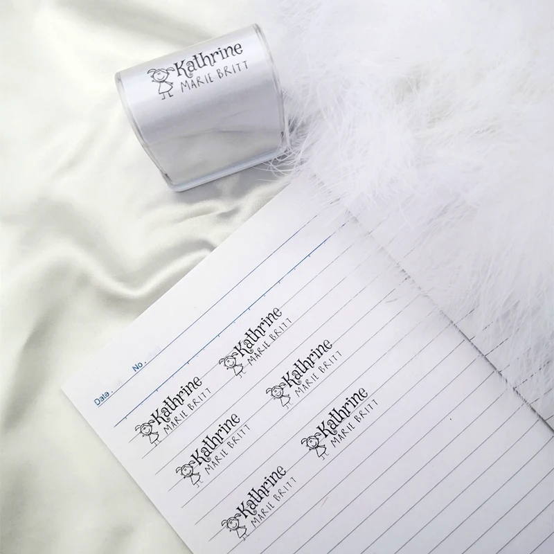 

new kids Name Seal Custom Student Name Stamp Clothes Waterproof high quality Opening season Stamp Gift for children