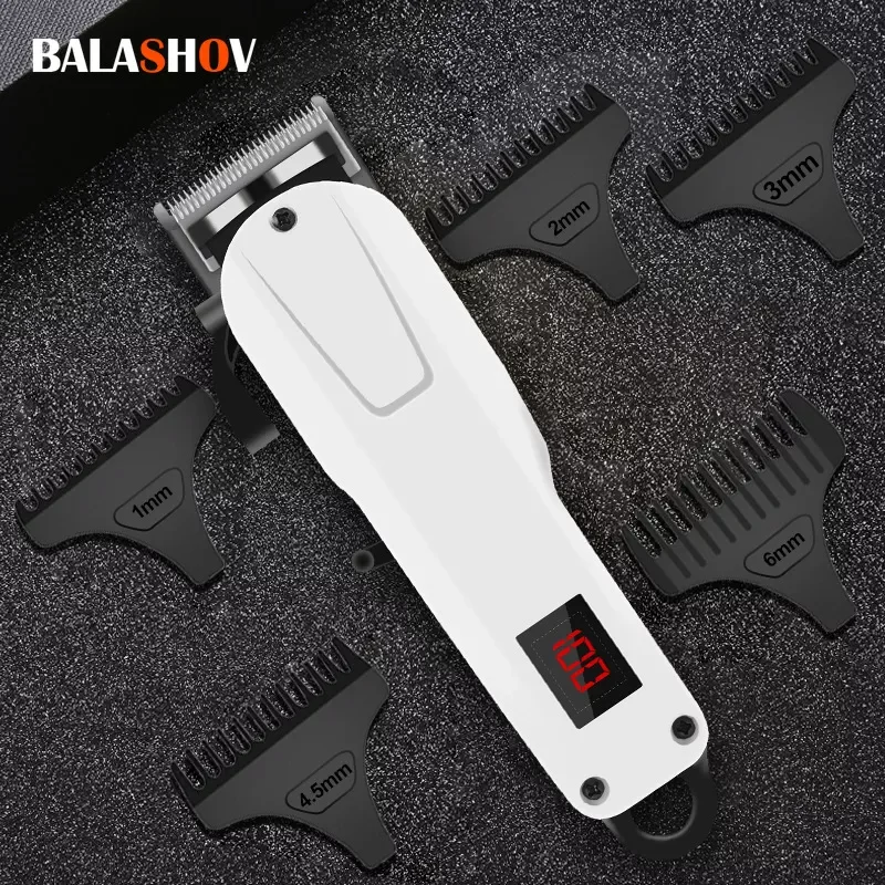 

NEW 2023 Professional Barber Hair Clipper Cordless Hair Trimmer Beard Trimer For Men Hair Cutting Machine Rechargeable Hair Cut