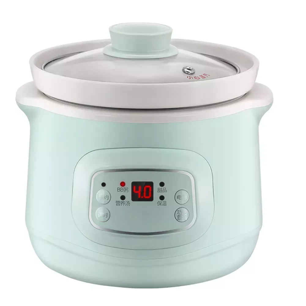

NEW2023 New in 1L Mini Stewing Pot Ceramic Inner Multi Cooker Household Automatic Slow Stewer air fryer home appliance kitchen