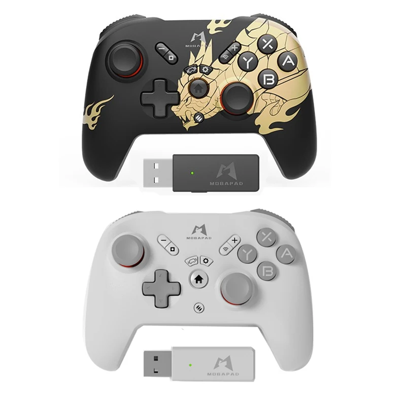 Беспроводной Bluetooth геймпад MOBAPAD джойстик с приемником для Nintendo Switch OLED Lite ПК Android iOS