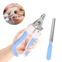 pet cat dog nail clipper cutter with sickle stainless grooming scissors clippers grooming tools for pet supplies nail cutter
