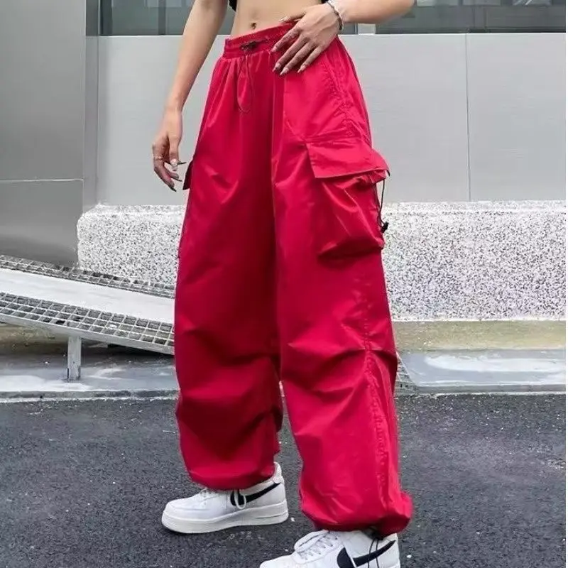 

Women's Fashion New Casual Pants Joker Harajuku Wide-leg Pants Trend Simple High Waist Pants Брюки Классика Женский Sweatpants