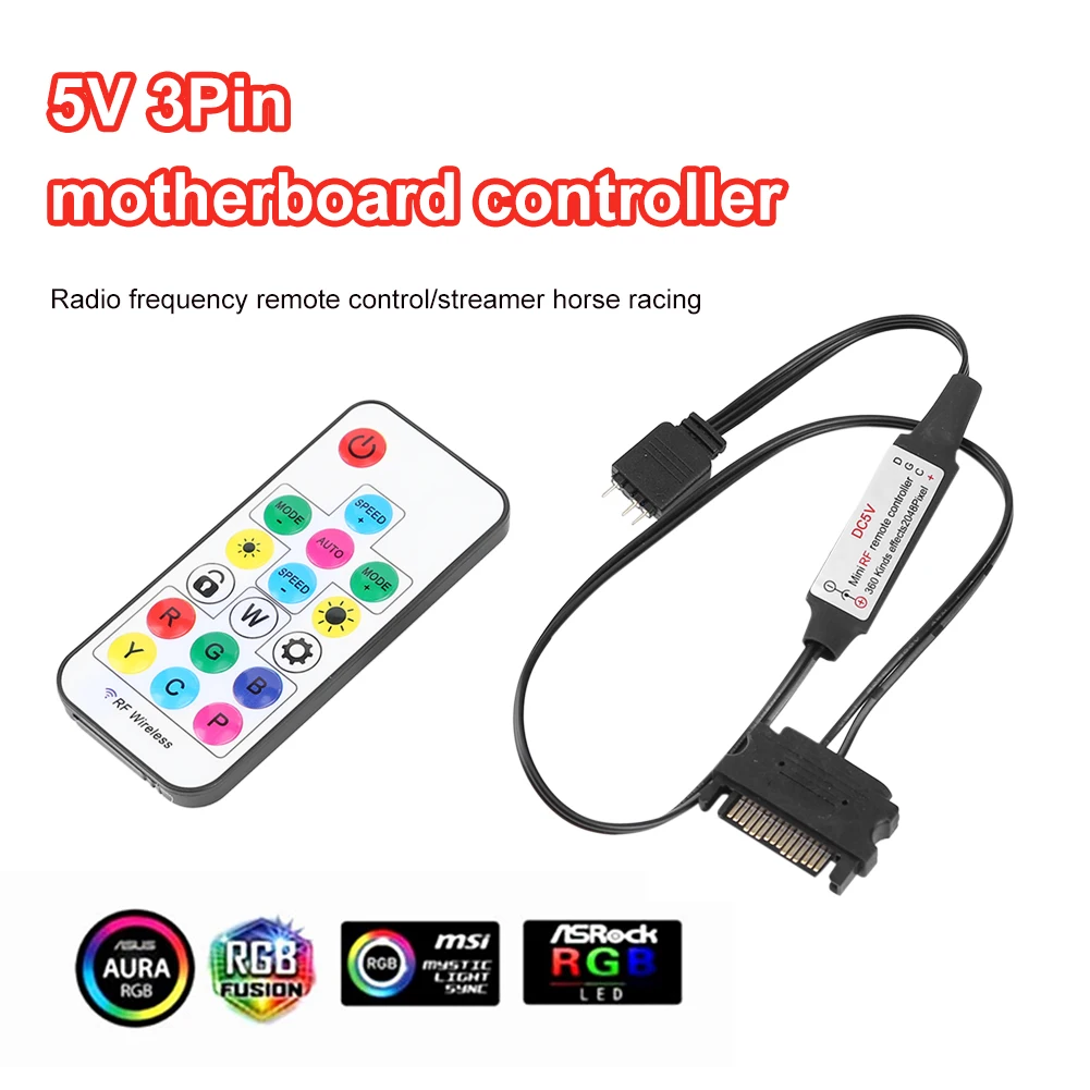 5 В 3 контакта SATA RGB-контроллер