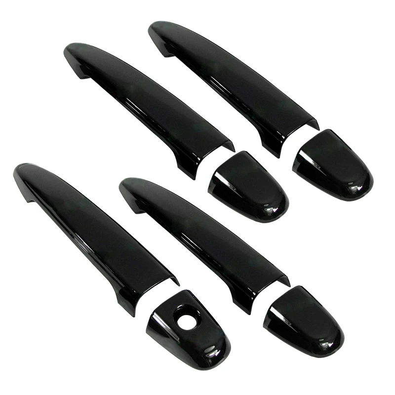 

Глянцевая черная накладка на переднюю и заднюю левую и правую дверные ручки автомобиля, комплект отделки для Lexus GX470 SUV 2003 2004 2005 2006 2007 2008 2009