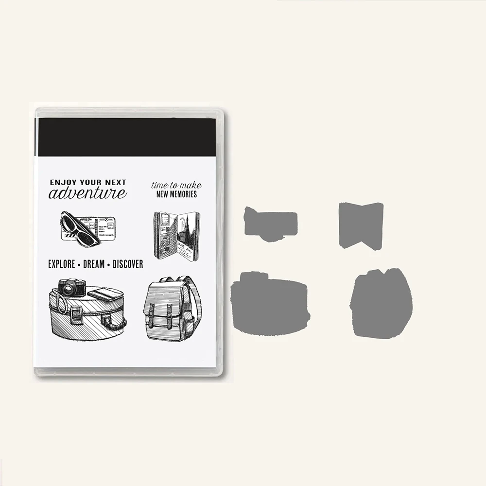 

New Arrival 2023-2024 Bag Metal Cutting Dies Sets and Clear Stamps for DIY Scrapbooking Card Crafts Making Photo Album Decor