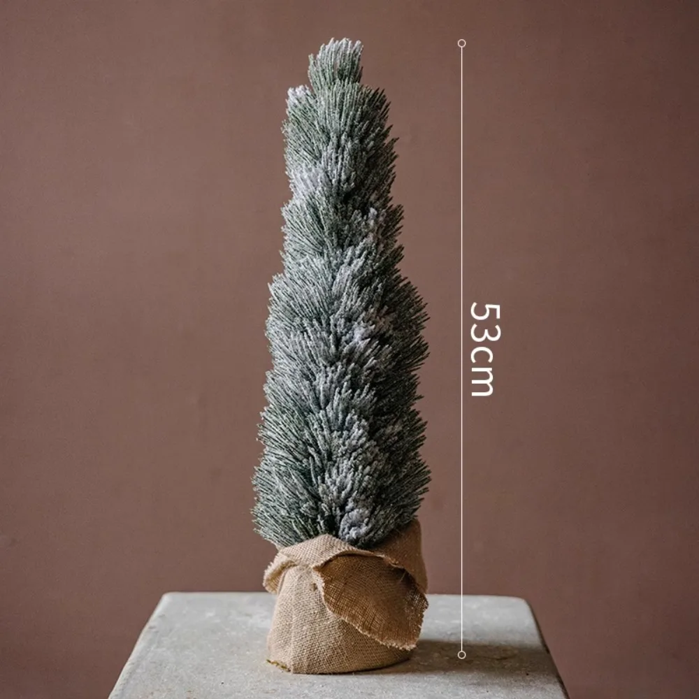 Рождественская елка Настольный Снег ниспадающий искусственным фонариком