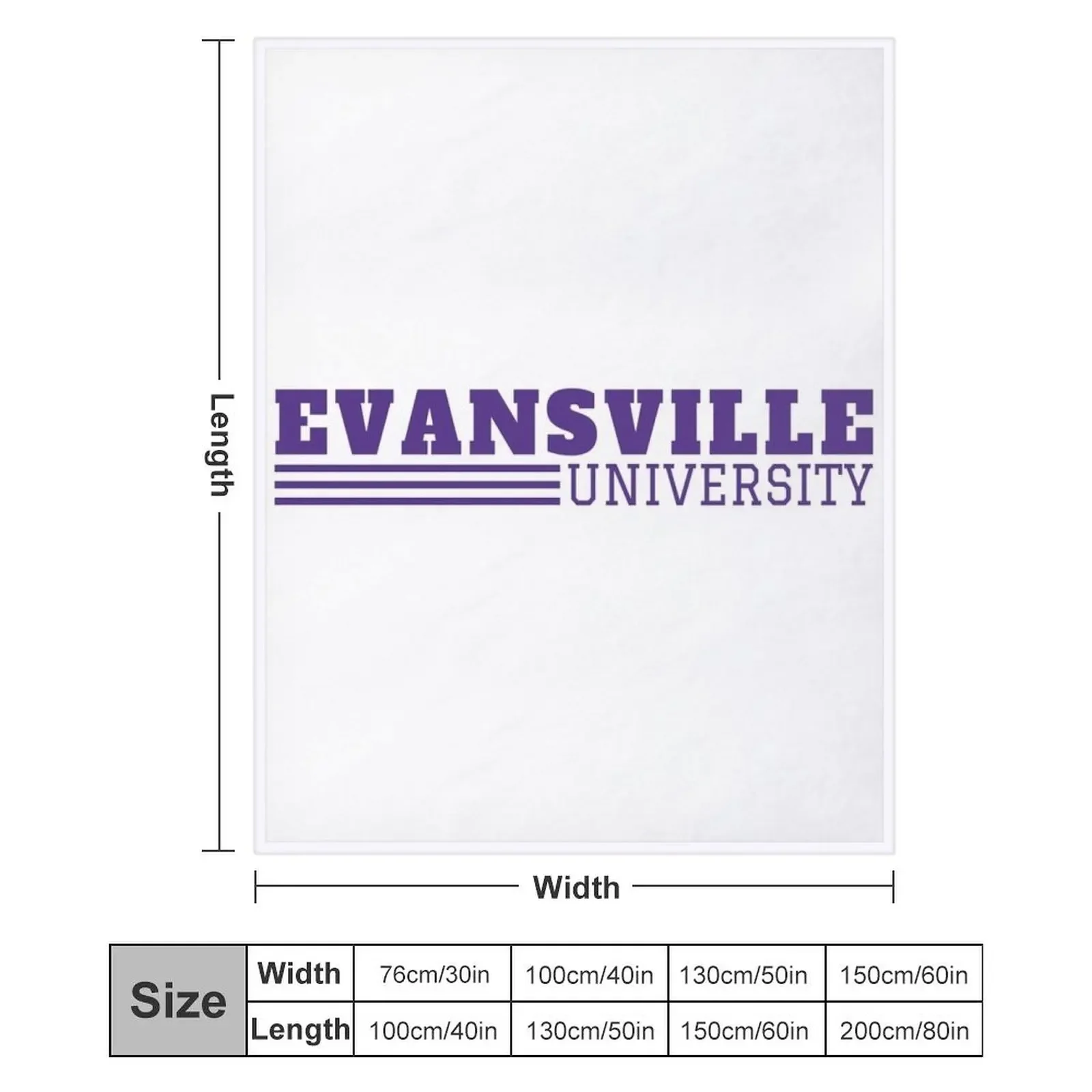 Винтажное одеяло Университет Эвансвилл мягкое клетчатое для дивана летние