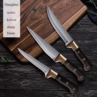 stainless steel kitchen knife professional boning knife serbian chef knife butcher fish knife split cooking knife meat vegetable