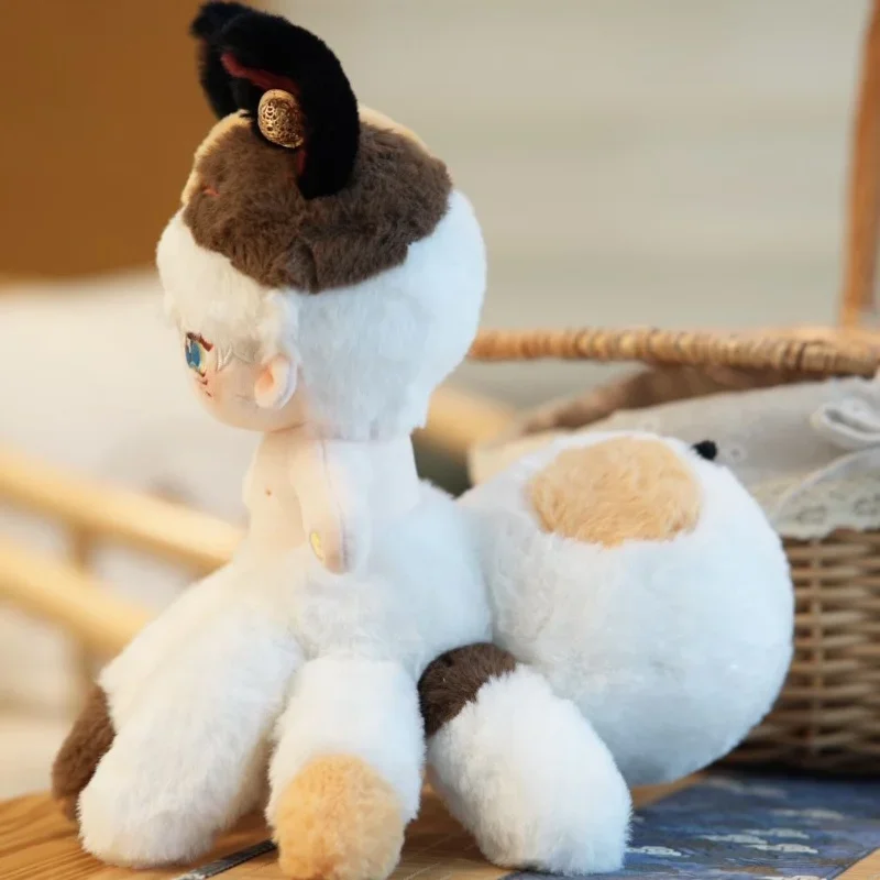 Фото В наличии без атрибутов Monster Sir Plushie, милая плюшевая кукла 20 см, мягкая одежда, косплей, аниме, игрушка, фигурка, рождественские подарки LHX №2