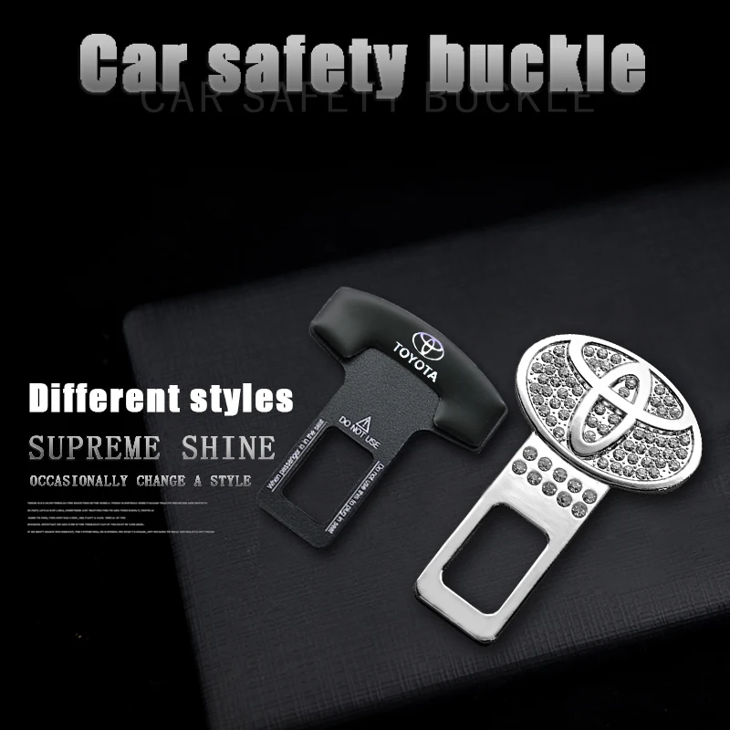 

Car Safety Belt Buckle For Toyota Corolla 2022 Chr Yaris Rav4 Hilux Auris Metal Alloy Seat Belt Buckled Car Accessories Interior